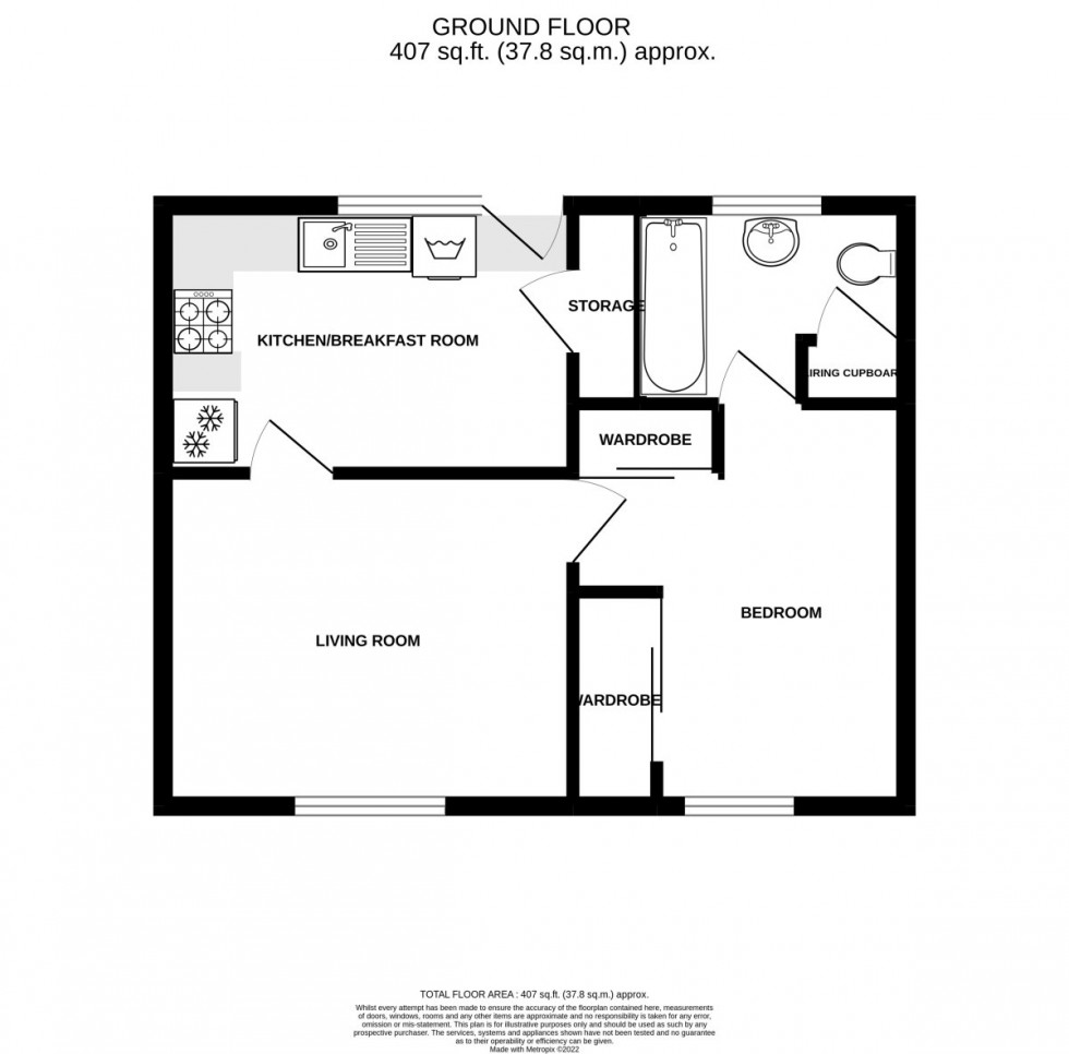 Floorplan for Westfield Road, Totton