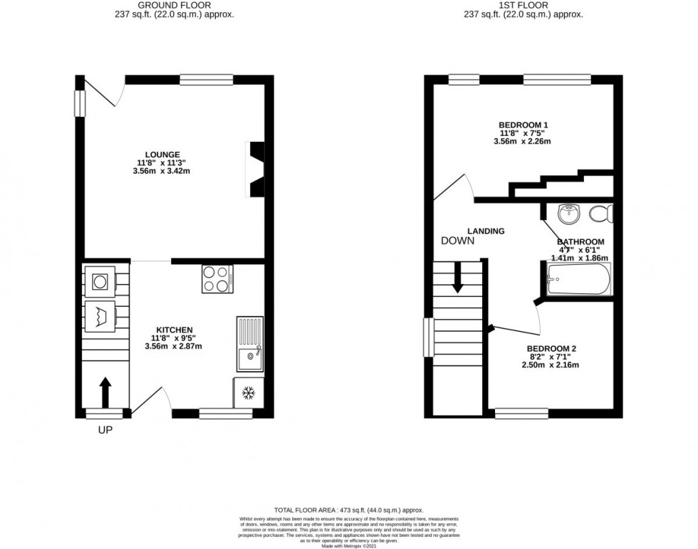 Floorplan for Riverside Gardens, Romsey