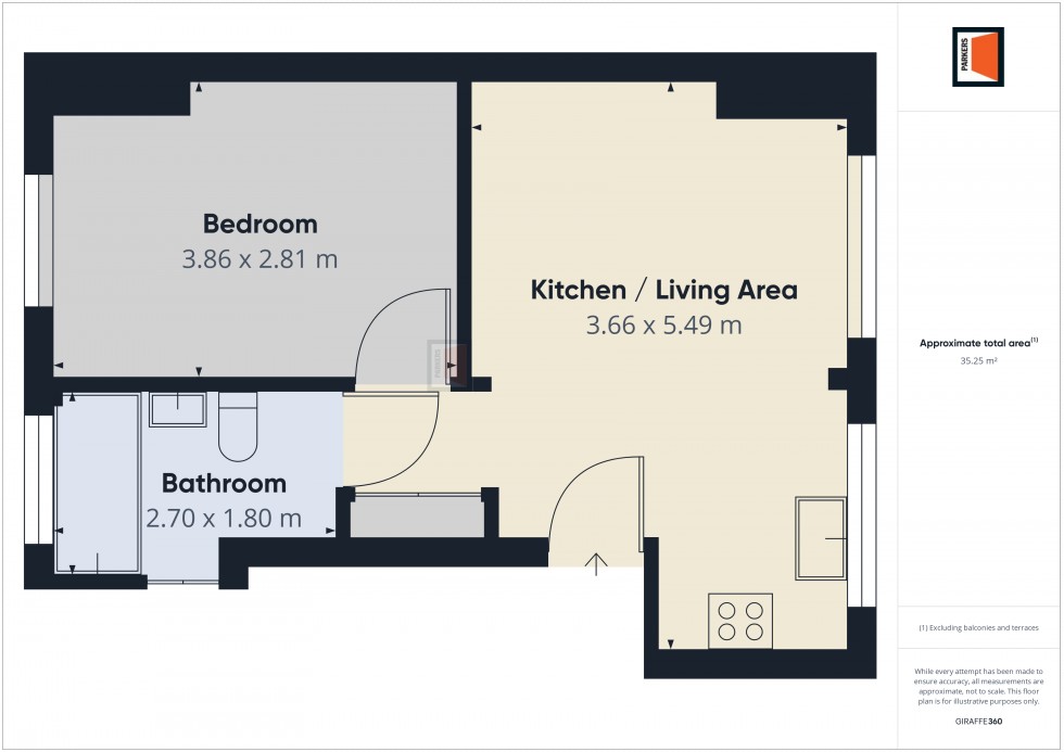 Floorplan for Rosebery Avenue, Hythe