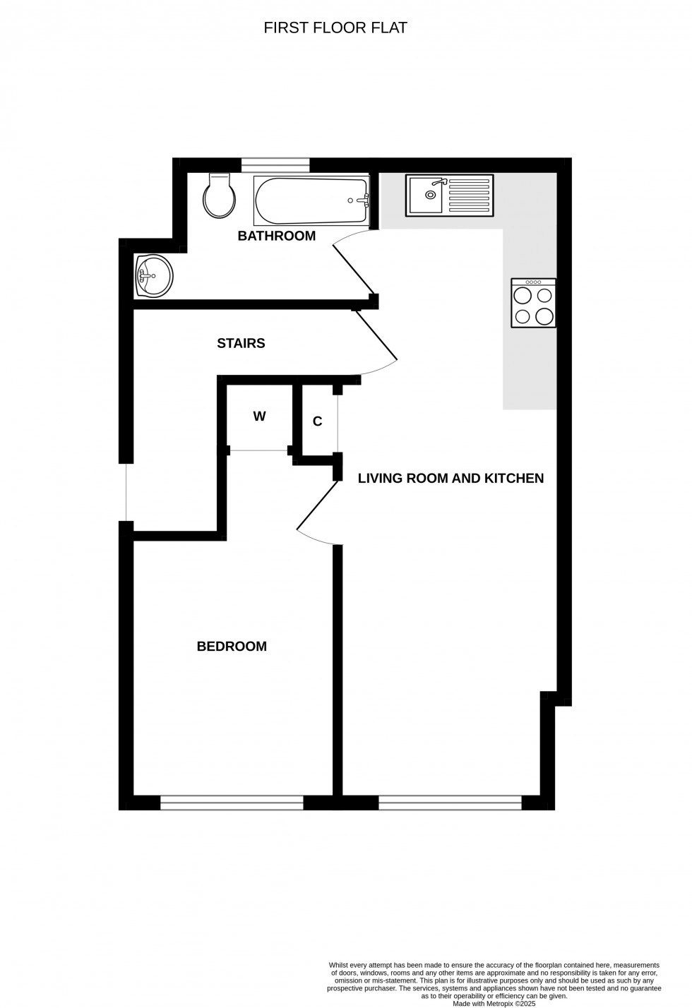 Floorplan for Rosebery Avenue, Hythe