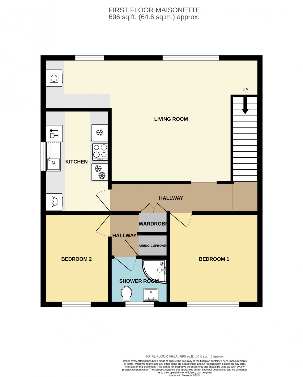 Floorplan for Junction Road, Totton