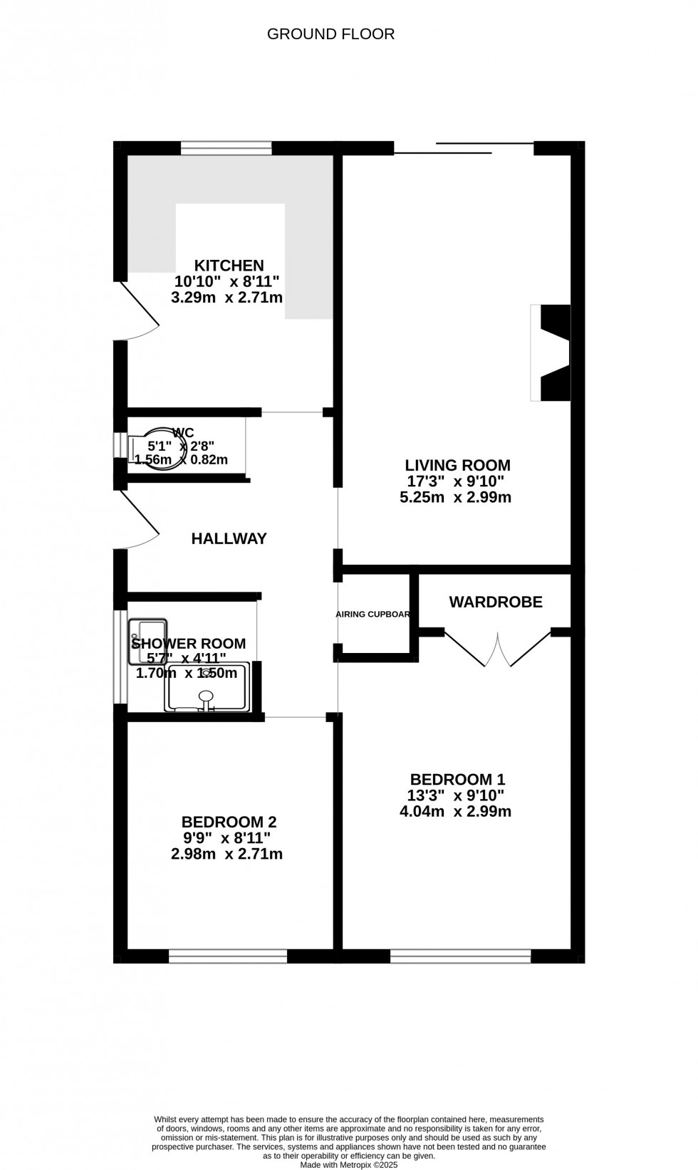 Floorplan for Barnsfield Crescent, Totton