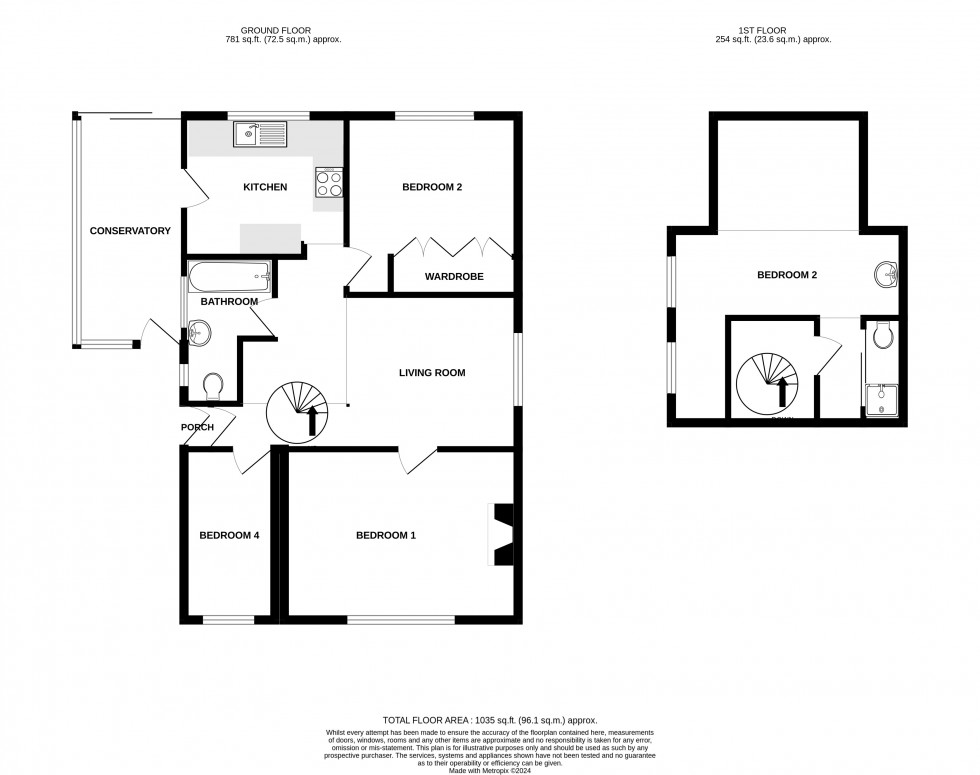 Floorplan for Milverton Close, Eling