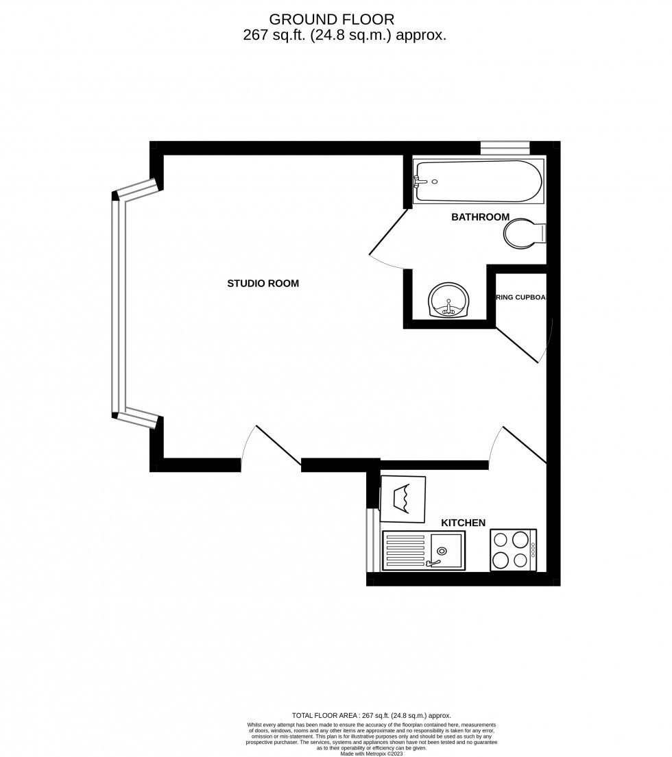 Floorplan for 20 Avenue Road, Portswood