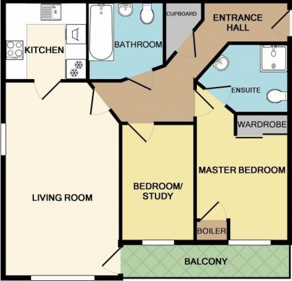 Floorplan for Jones Lane, Hythe