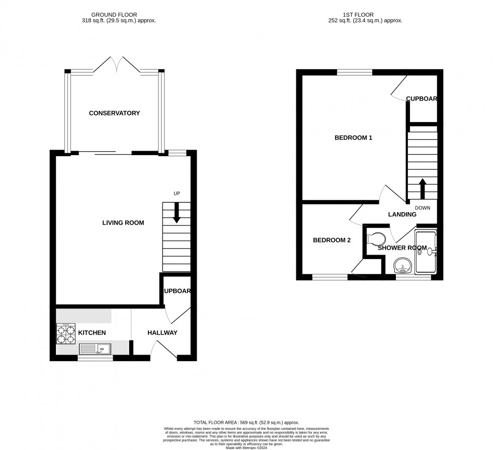 Floorplan for South Street, Hythe