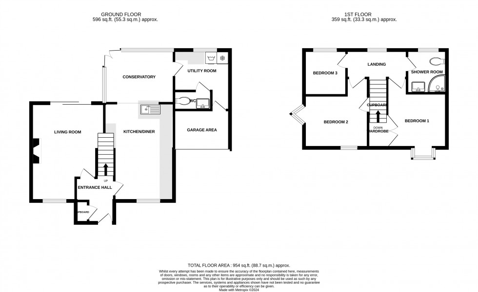 Floorplan for Briarswood Rise, Dibden Purlieu