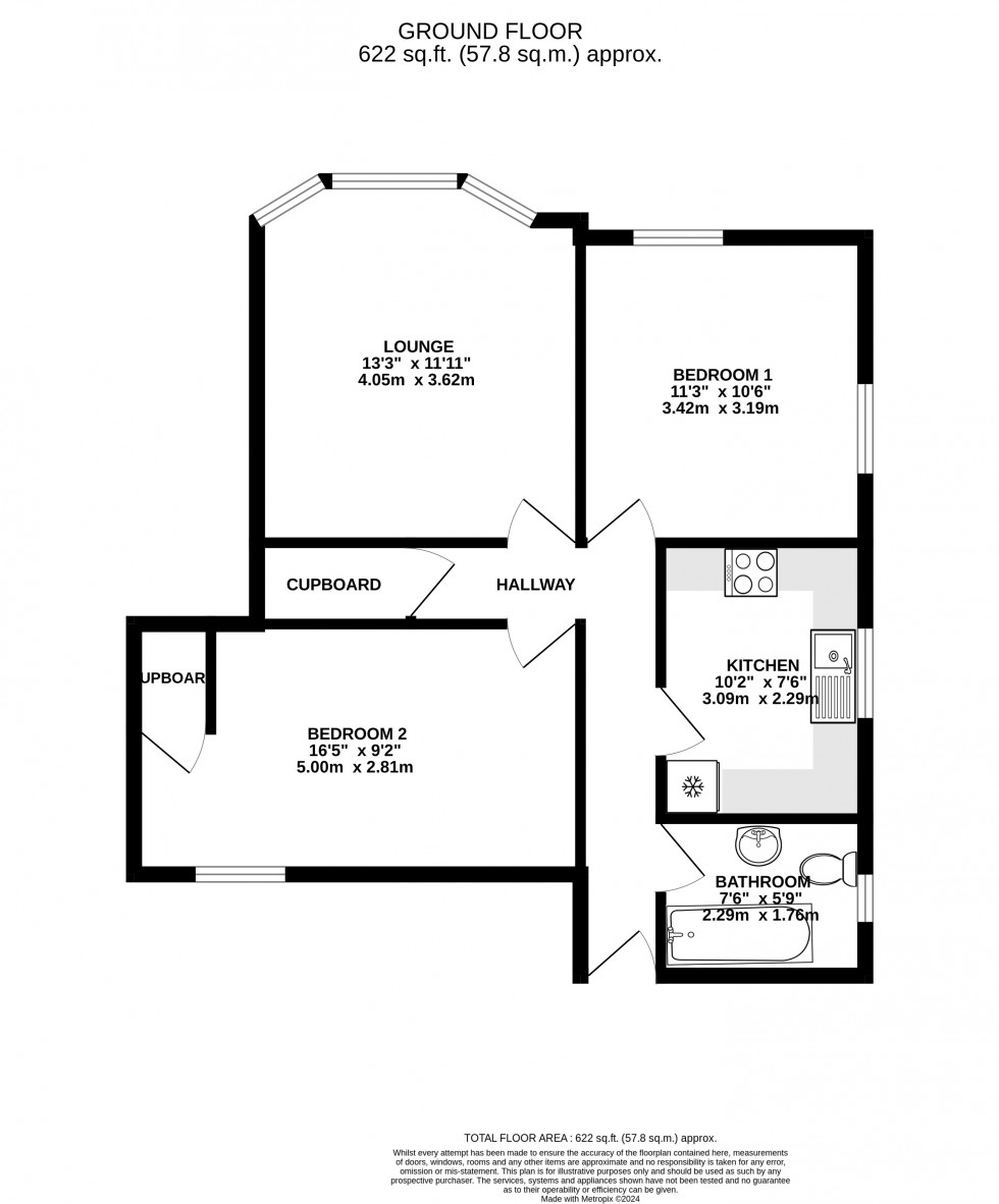 Floorplan for 14 South Street, Hythe