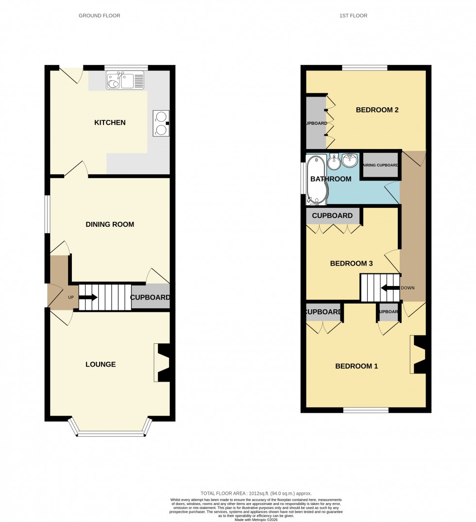 Floorplan for Salisbury Road, Totton