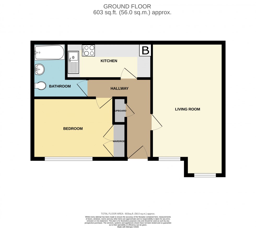 Floorplan for 1a Norfolk Road, Shirley