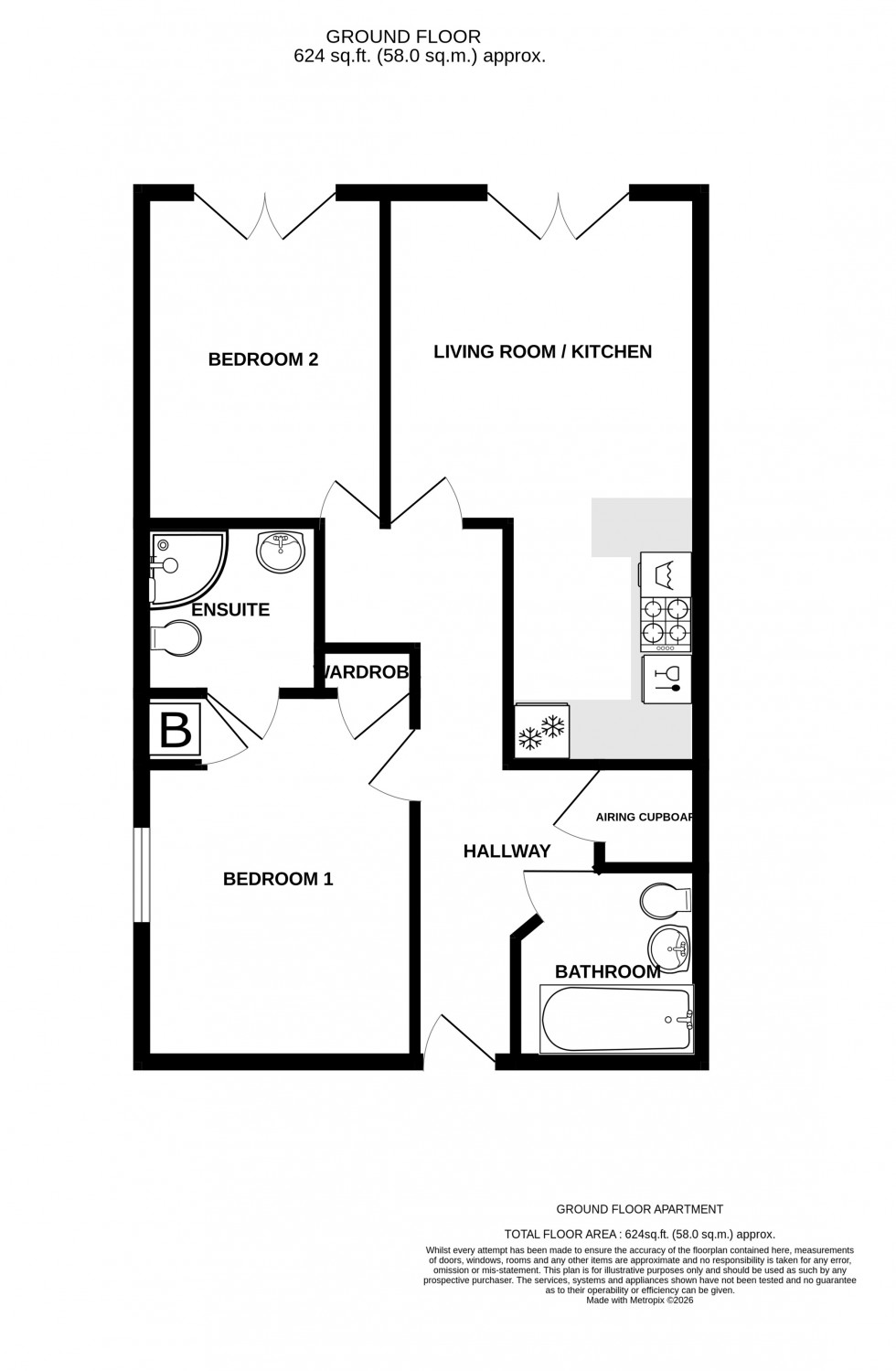 Floorplan for Heathfield Court, Sholing