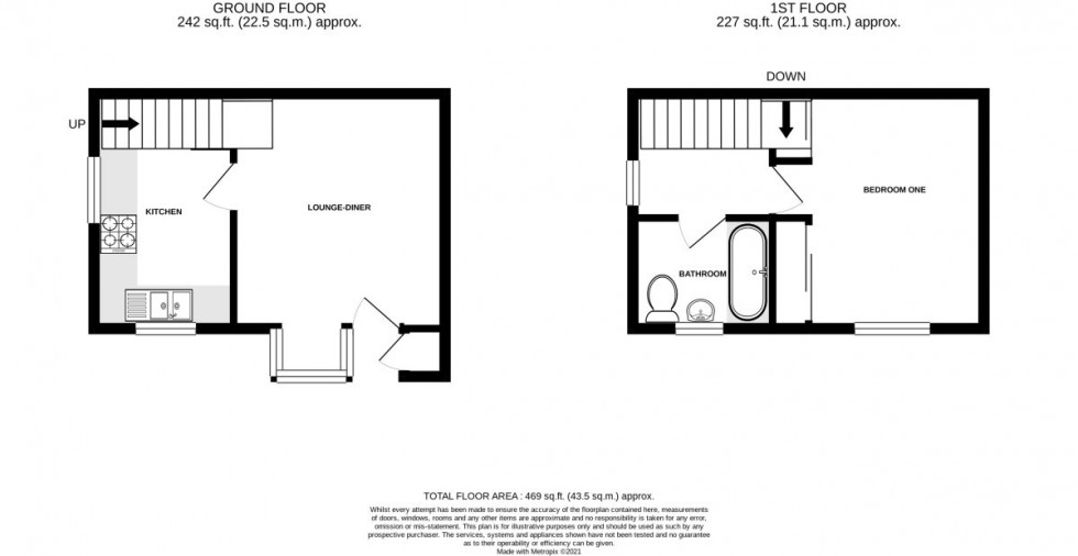 Floorplan for Birchlands, Ashurst Bridge